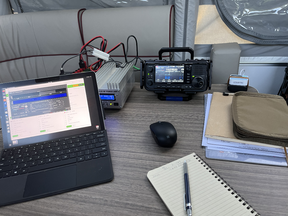 Portable Digital Operations Setup with wfview
