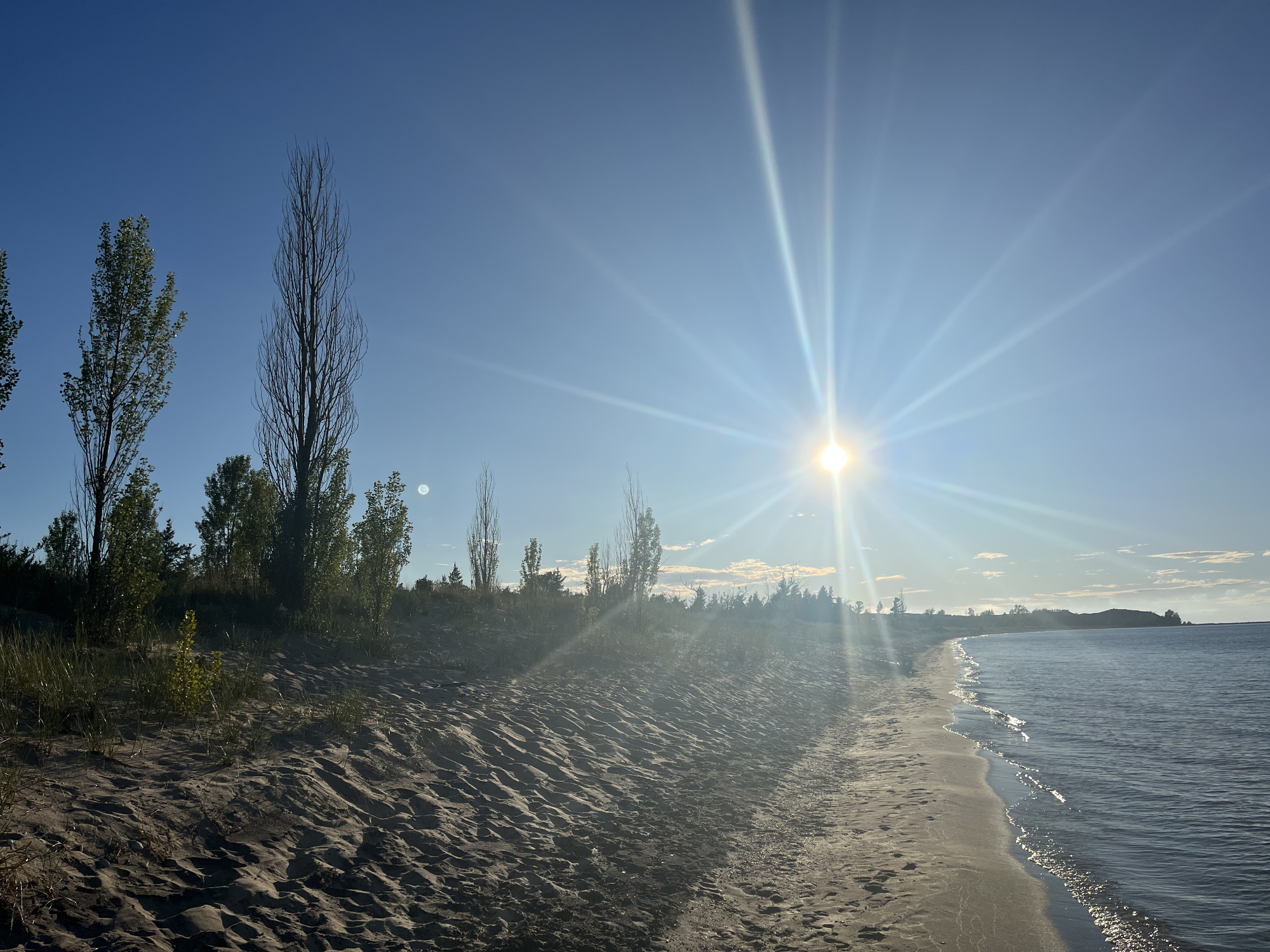The beach of Lake Michigan at Sleeping Bear Dunes National Lakeshore