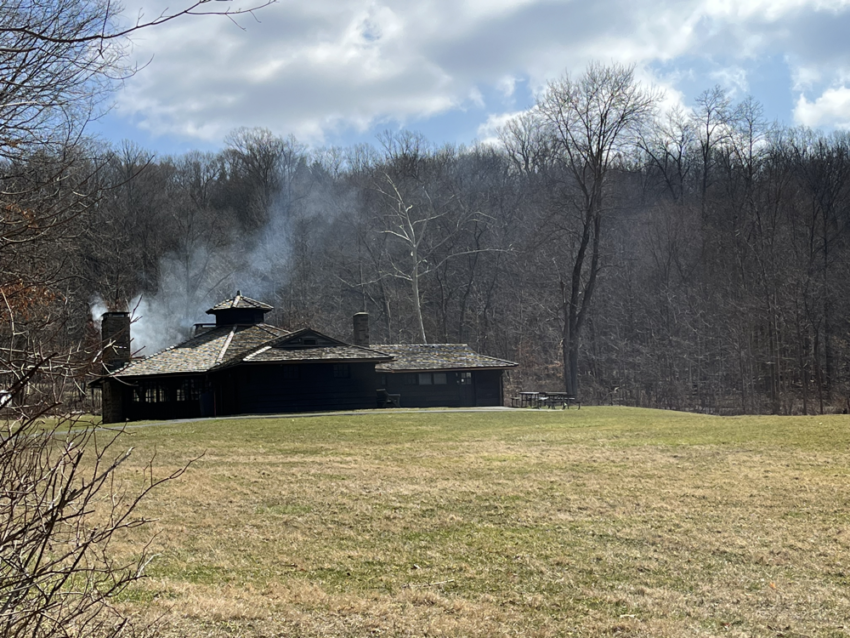 The Octagon shelter at Cuyahoga Valley National Park.