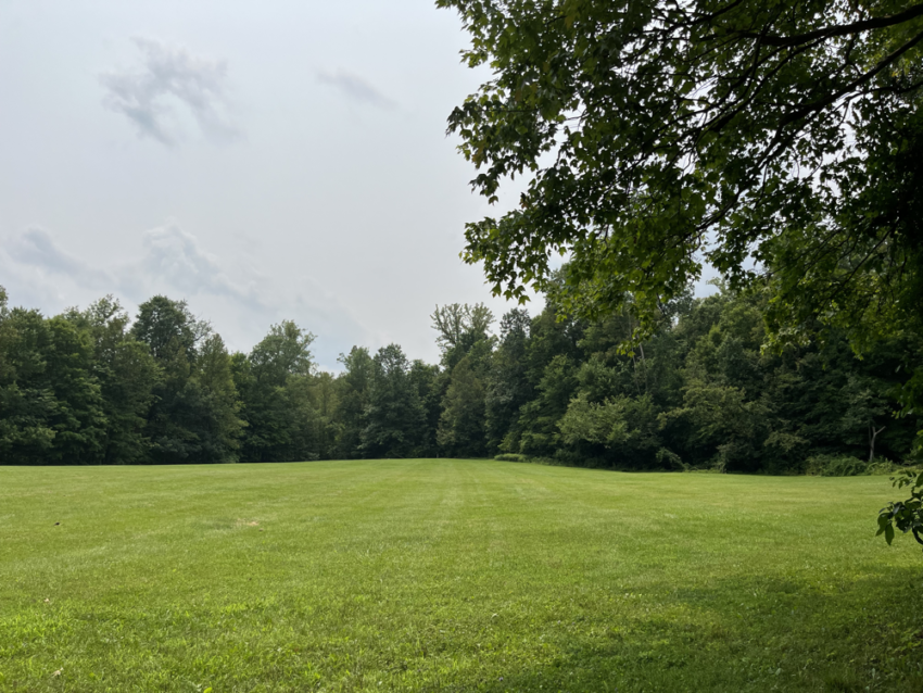 The field at The Octagon in Cuyahoga Valley National Park.