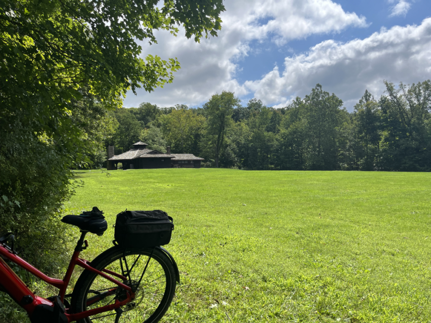 Octagon Shelter and Bicycle at Cuyahoga Valley National Park