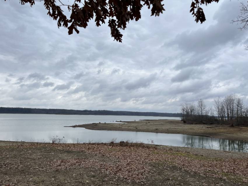 A view of the reservoir at West Branch State Park.