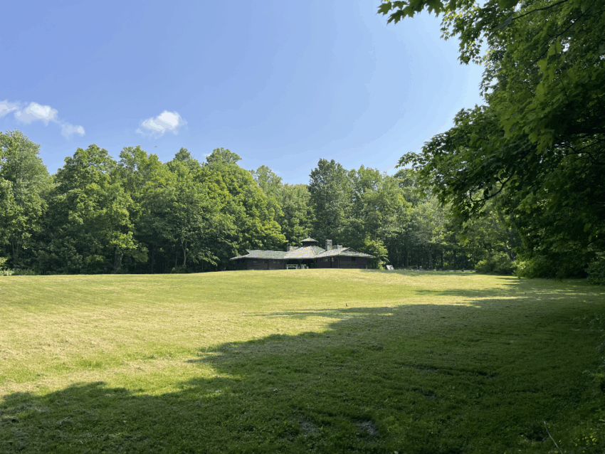 The Octagon Shelter at Cuyahoga Valley National Park.