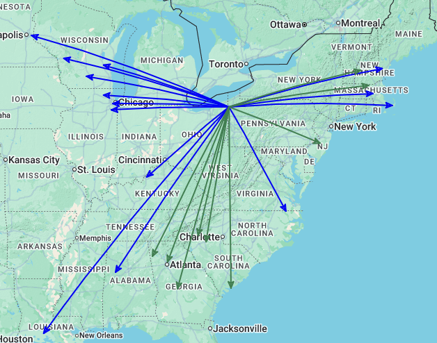 Activation of US-1407 on 18-Oct-2025 by KC8JC.